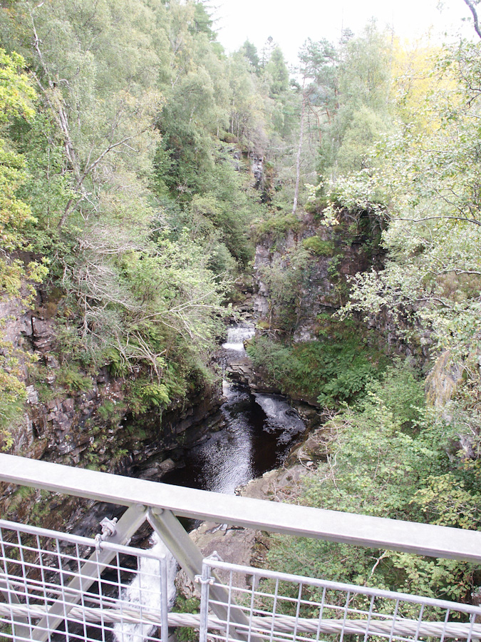 Suspension Footbridge, Measach Falls, Corrieshalloch Gorge